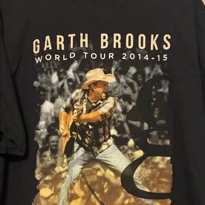Garth Brooks World Tour 2014-15 Black Graphic Tee